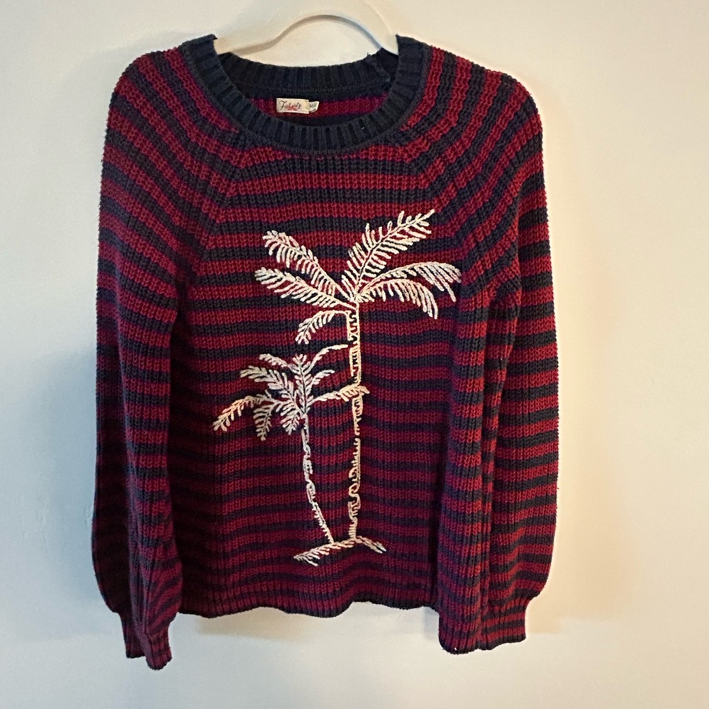 Faherty royal palm sweater xs